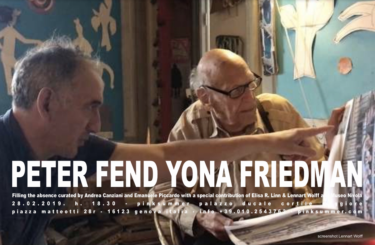 Peter Fend and Yona Friedman - Filling the absence